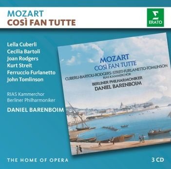 Mozart: Cosi Fan Tutte Berliner Philharmoniker, Cuberli Lella, Bartoli Cecilia, Furlanetto Ferruccio, Streit Kurt