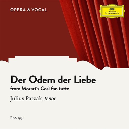 Mozart: Così fan tutte: Der Odem der Liebe Julius Patzak, unknown orchestra
