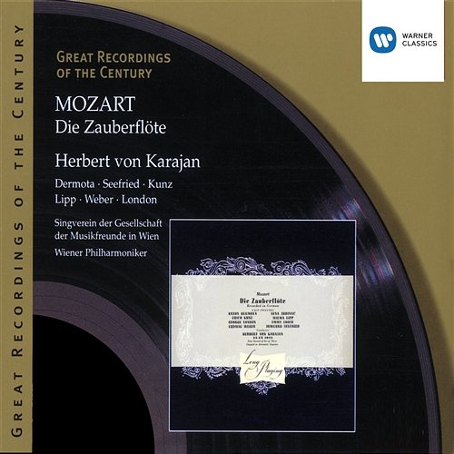 Mozart: Die Zauberflöte, K. 620, Act 2 Scene 28: "Tamino mein! O welch ein Glück!" (Pamina, Tamino, Der Geharnischte) Herbert Von Karajan