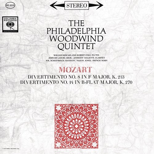 Mozart: Divertimentos Nos. 8 & 14 - Reicha: Quintet, Op. 88, No. 2 The Philadelphia Woodwind Quintet