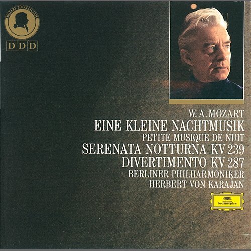 Mozart: Eine Kleine Nachtmusik Thomas Brandis, Emil Maas, Neithart Resa, Rainer Zepperitz, Berliner Philharmoniker, Herbert Von Karajan