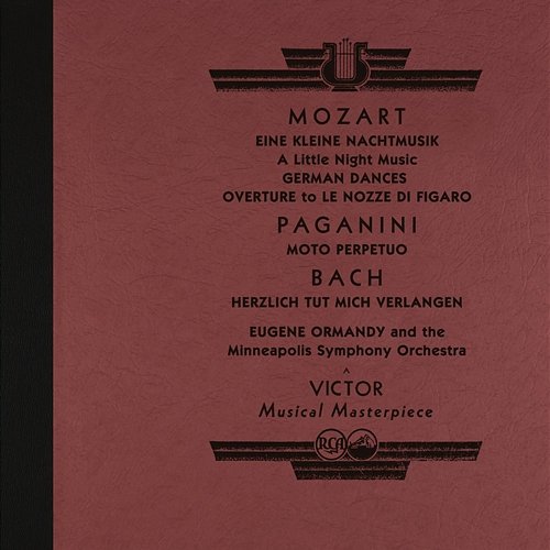 Mozart: Eine kleine Nachtmusik & German Dances - Works by Paganini and Bach Eugene Ormandy