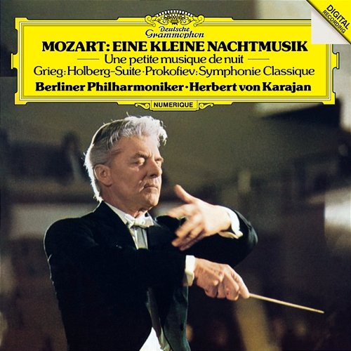 Mozart: Eine kleine Nachtmusik / Grieg: Holberg Suite / Prokofiev: Symphonie Classique Berliner Philharmoniker, Herbert Von Karajan