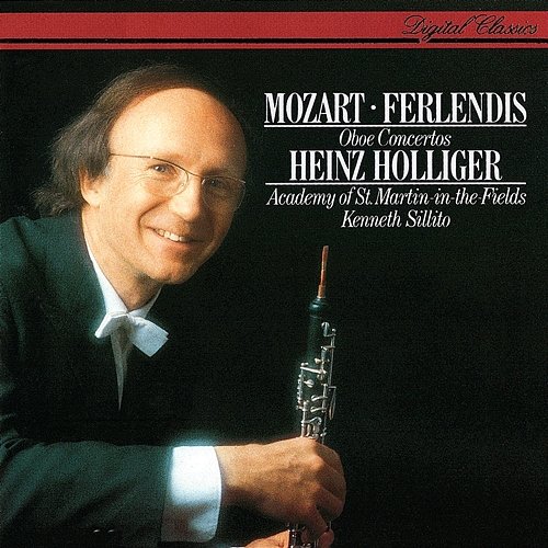 Mozart: Flute Concerto No.1 in G, K.313 - version for oboe in F - 2. Adagio ma non troppo Heinz Holliger, Academy of St Martin in the Fields, Kenneth Sillito