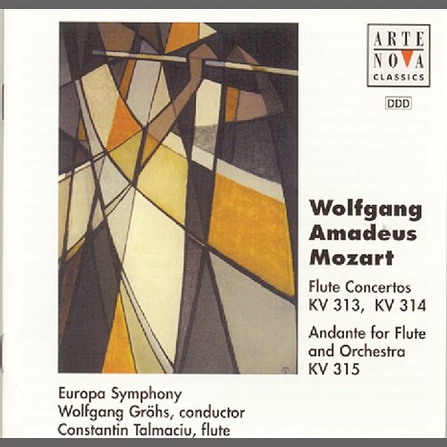 Mozart: Flute Concertos, KV 313 & KV 314; Andante For Flute & Orchestra KV 315 Europa Symphony