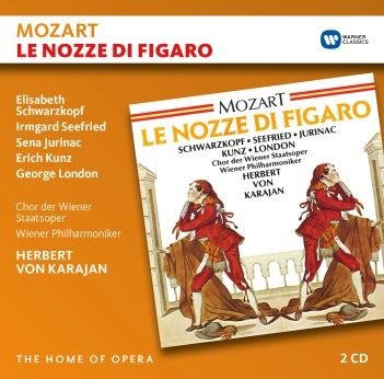 Mozart: Le Nozze Di Figaro Wiener Philharmoniker, Schwarzkopf Elisabeth, Seefried Irmgard, Jurinac Sena, Kunz Erich, London George
