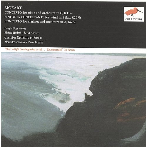 Mozart: Oboe Concerto in C; Sinfonia Concertante in E flat; Clarinet Concerto in A Douglas Boyd, Richard Hosford, Chamber Orchestra of Europe, Alexander Schneider, Paavo Berglund