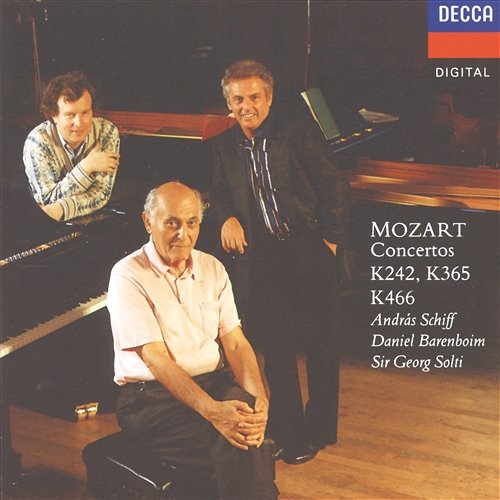 Mozart: Piano Concerto No.20; Concerto for 2 Pianos; Concerto for 3 Pianos Daniel Barenboim, András Schiff, Sir Georg Solti, English Chamber Orchestra