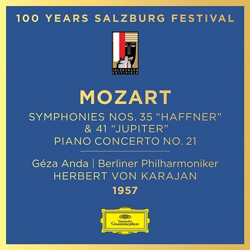 Mozart: Piano Concerto No. 21; Symphonies No. 35 "Haffner" & No. 41 "Jupiter" Géza Anda, Berliner Philharmoniker, Herbert Von Karajan