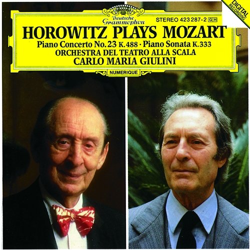 Mozart: Piano Concerto No. 23 K. 488; Piano Sonata K. 333 Vladimir Horowitz, Orchestra del Teatro alla Scala di Milano, Carlo Maria Giulini