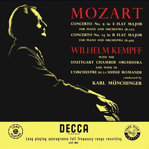 Mozart: Piano Concerto No. 9 'Jeunehomme'; Piano Concerto No. 15 Wilhelm Kempff, Stuttgarter Kammerorchester, Karl Münchinger