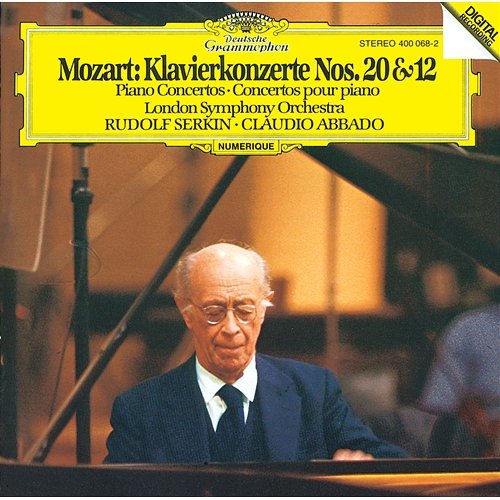 Mozart: Piano Concertos Nos.12 & 20 Rudolf Serkin, London Symphony Orchestra, Claudio Abbado