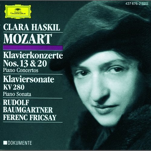 Mozart: Piano Concertos Nos.13 & 20; Piano Sonata K. 280 Clara Haskil, Festival Strings Lucerne, RIAS-Symphonie-Orchester, Ferenc Fricsay, Rudolf Baumgartner