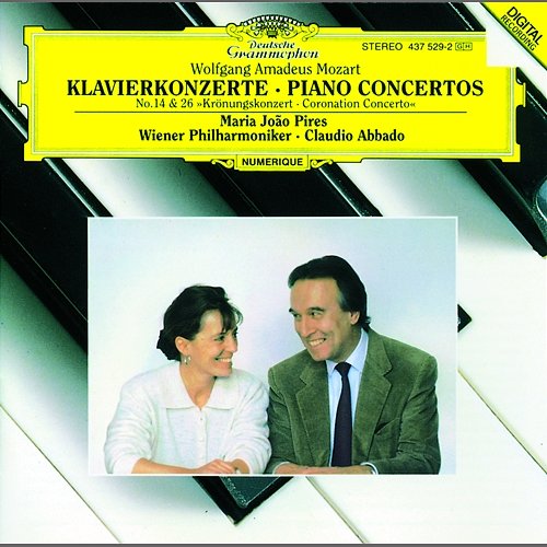 Mozart: Piano Concertos Nos.14 & 26 "Coronation" Maria João Pires, Wiener Philharmoniker, Claudio Abbado