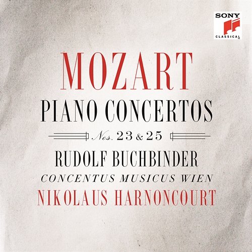 Mozart: Piano Concertos Nos. 23 & 25 Nikolaus Harnoncourt, Rudolf Buchbinder
