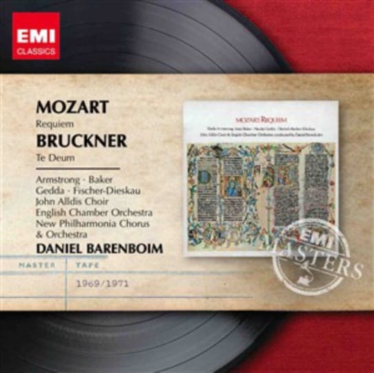 Mozart: Requiem; Bruckner: Te Deum New Philharmonia Orchestra, Barenboim Daniel