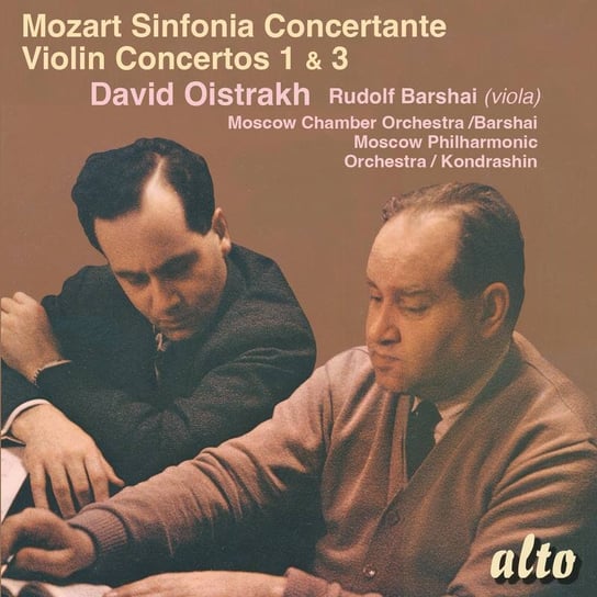 Mozart Sinfonia Concertante Violin Concertos 1&3 Oistrakh David