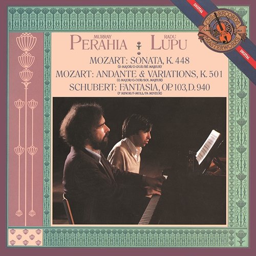 Mozart: Sonata in D Major for Two Pianos, K. 448; Schubert: Fantasia in F minor for Piano, Four Hands, D. 940 (Op. 103) Murray Perahia