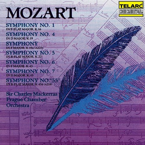 Mozart: Symphonies Nos. 1, 4, K. 19a, 5-7 & 55 Sir Charles Mackerras, Prague Chamber Orchestra