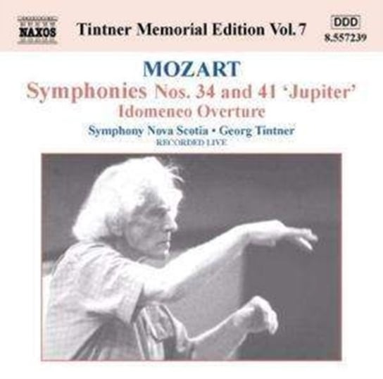 Mozart: Symphonies Nos. 34 And 41 (Tintner Memorial Edition 7) Tintner Georg
