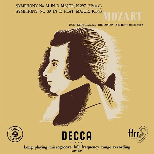 Mozart: Symphonies Nos. 39 & 31 London Symphony Orchestra, Josef Krips