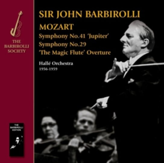 Mozart: Symphony No. 41, 'Jupiter' / Symphony No. 29 Barbirolli Society