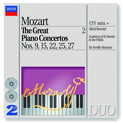 Mozart: The Great Piano Concertos Nos. 9, 15, 22, 25 & 27 Alfred Brendel, Academy of St Martin in the Fields, Sir Neville Marriner