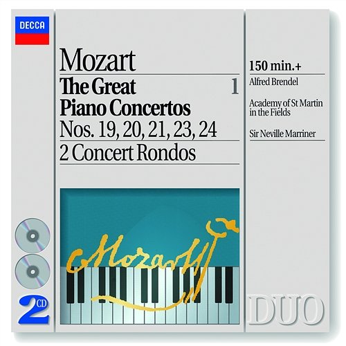 Mozart: The Great Piano Concertos, Vol.1 Alfred Brendel, Academy of St Martin in the Fields, Sir Neville Marriner