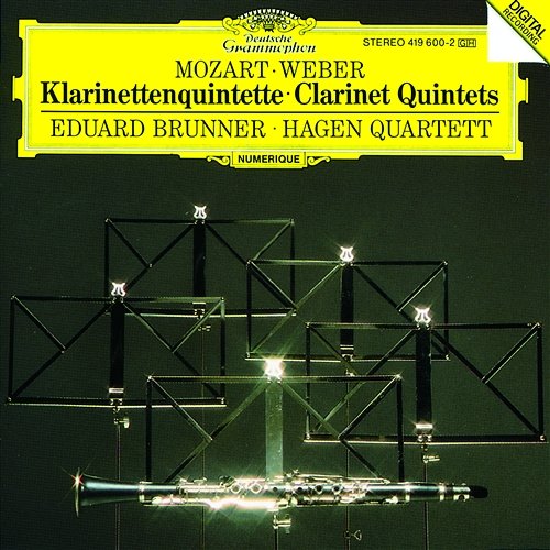 Mozart / Weber: Clarinet Quintets Eduard Brunner, Hagen Quartett