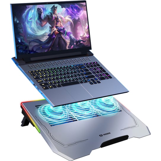 MOZOS LS6-RGB podstawka chłodząca pod laptopa Mozos