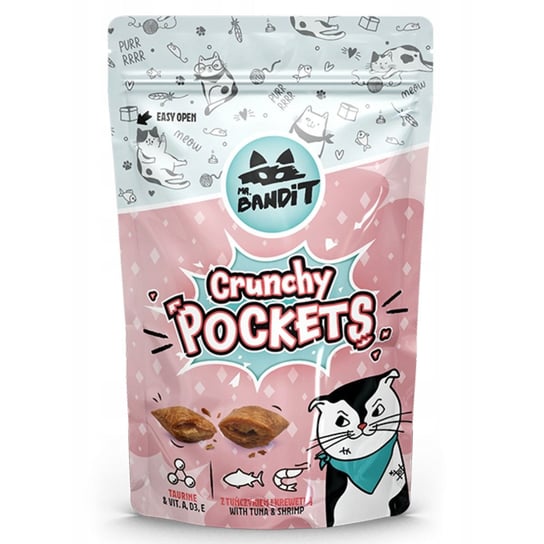 Mr.Bandit Crunchy Pockets Z Tuńczykiem I Kurczakiem Tuna And Chicken Dla Kota 40G VETEXPERT