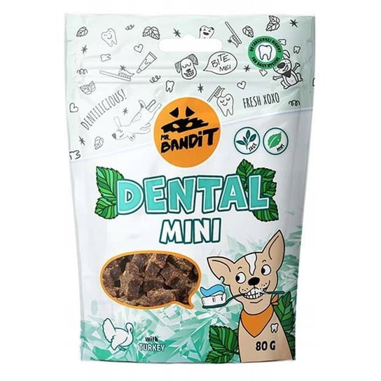 Mr. Bandit DENTAL Mini 80g Turkey Indyk VETEXPERT