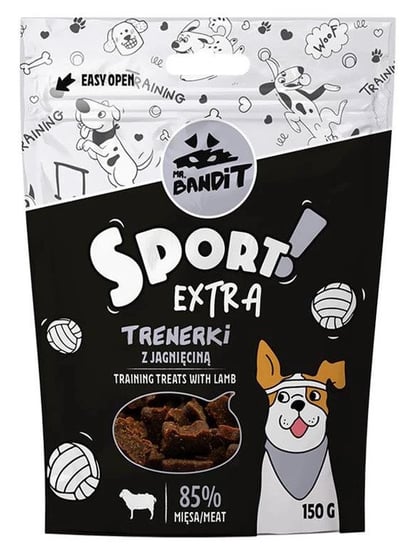 MR.BANDIT SPORT EXTRA trenerki z jagnięciną 150g VETEXPERT