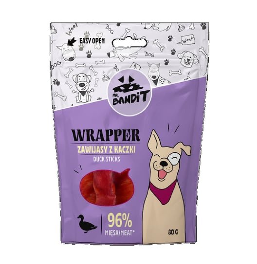 Mr. Bandit Wrapper Duck Sticks 80g MR. BANDIT