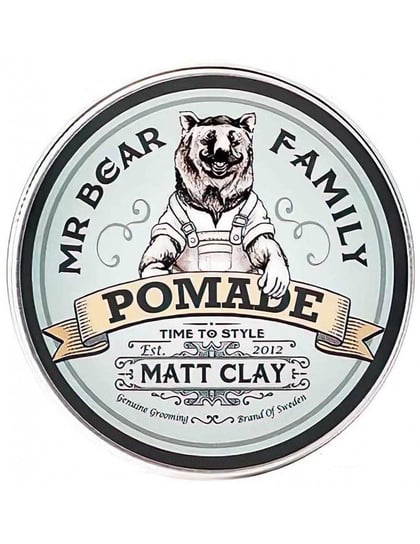 Mr Bear Family, Pomada do włosów, Matt Clay, 100ml Mr. Bear Family