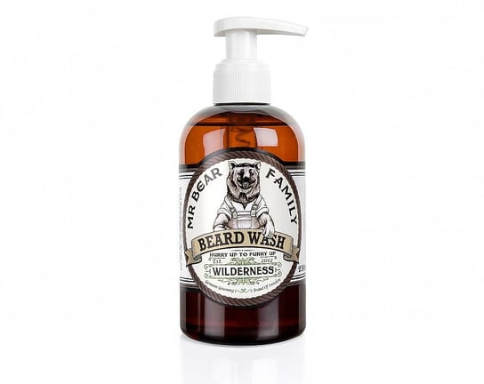 Mr. Bear Family, Wilderness, szampon do brody o zapachu drewna, 250 ml Mr. Bear Family