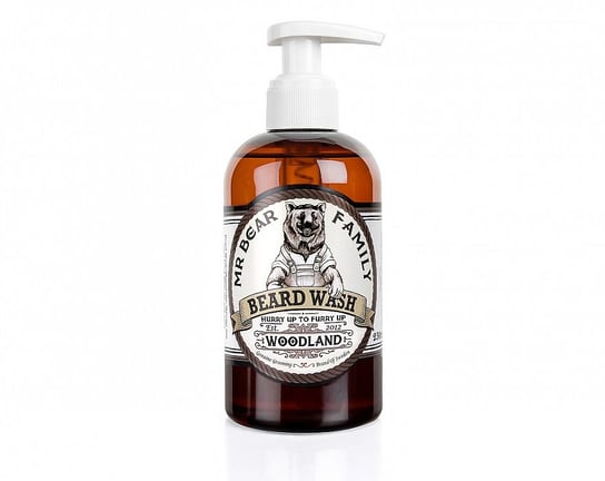 Mr. Bear Family, Woodland, szampon do brody o leśnym zapachu, 250 ml Mr. Bear Family