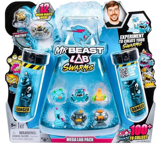 mr. beast mega lab swarms 12-pack 3 cm figurki figurka zestaw figurka MrBeast Inna marka