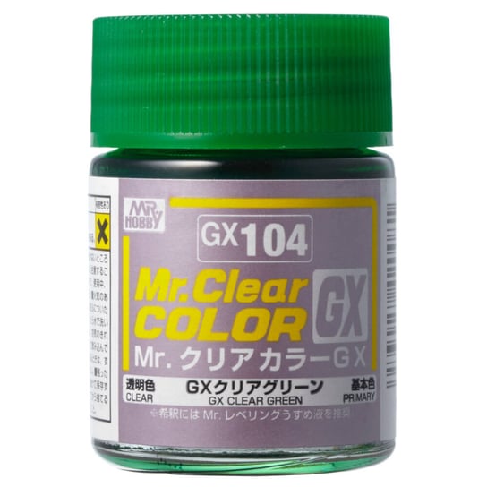 Mr. Color GX-104 GX Clear Green Mr. Clear Color GX104 MR.Hobby