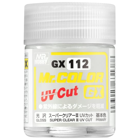 Mr. Color GX-112 Super Clear III UV Cut farba 18ml błyszcząca GX112 MR.Hobby