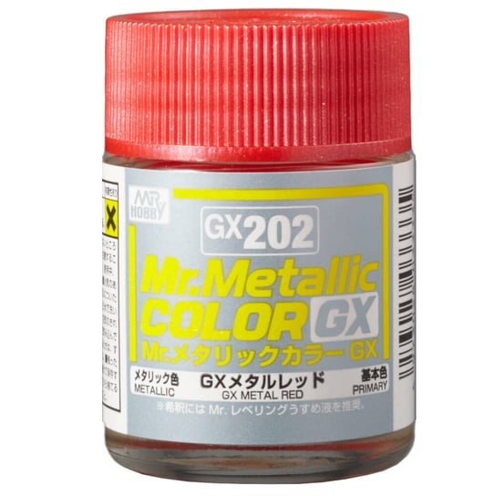 Mr. Hobby GX-202 GX Metal Red Mr. Metallic Color GX202 MR.Hobby