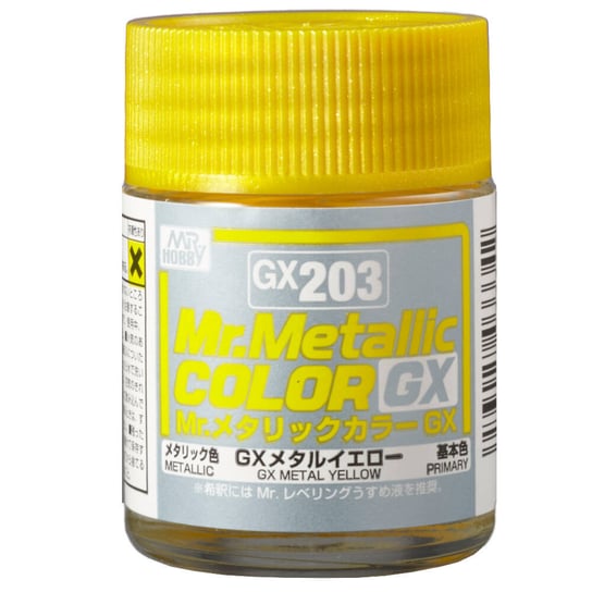 Mr. Hobby GX-203 GX Metal Yellow Mr. Metallic Color GX203 MR.Hobby