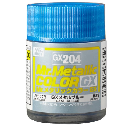 Mr. Hobby GX-204 GX Metal Blue (18ml) Mr. Metallic Color GX204 MR.Hobby