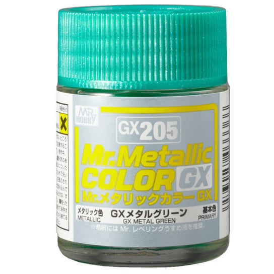 Mr. Hobby GX-205 GX Metal Green (18ml) Mr. Metallic Color GX205 MR.Hobby