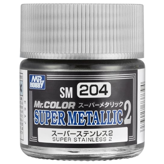 Mr. Hobby SM-204 Super Stainless 2 Super Metallic 2 SM204 MR.Hobby