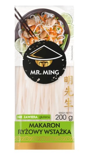 Mr.Ming Makaron ryżowy wstążka 200g. Mr.Ming