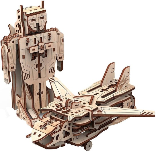 Mr.Playwood, Drewniany Model Puzzle 3D, Robo-Samolot Mr.Playwood