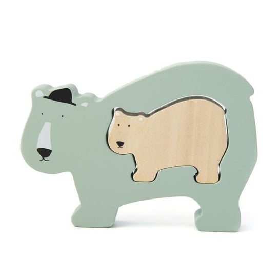 Mr. Polar Bear Drewniane puzzle Trixie Baby