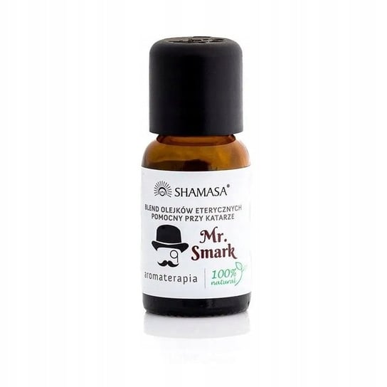 Mr. Smark, Preparat pomocny przy katarze, blend olejków eterycznych, 15 ml Shamasa