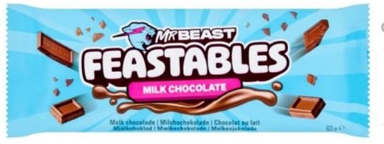 MrBeast Feastables Czekolada mleczna 60g Feastables